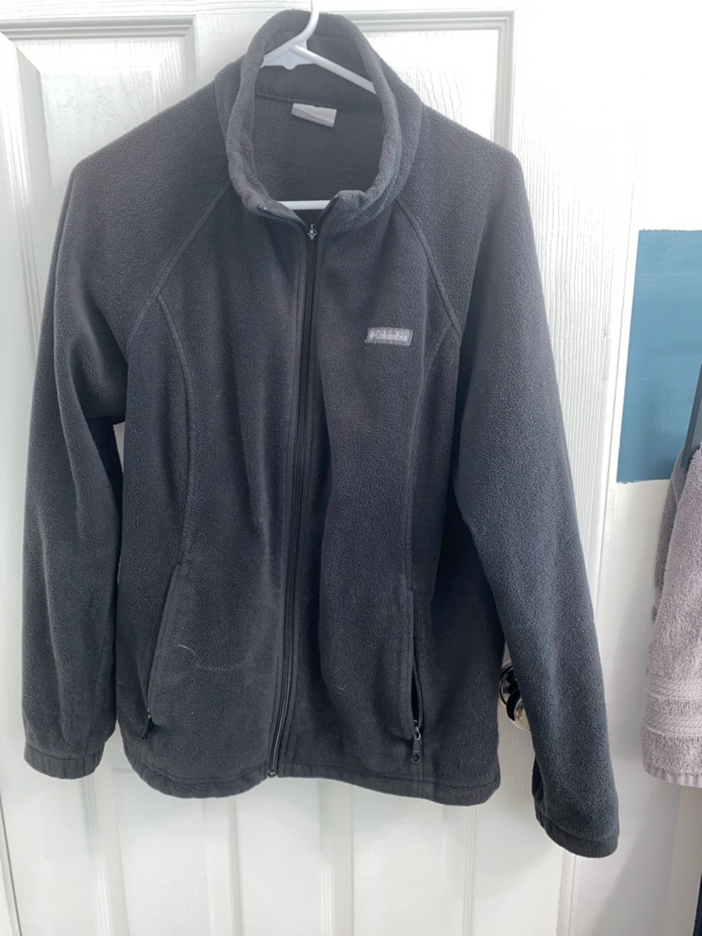 Columbia Black Full-Zip Fleece Jacket